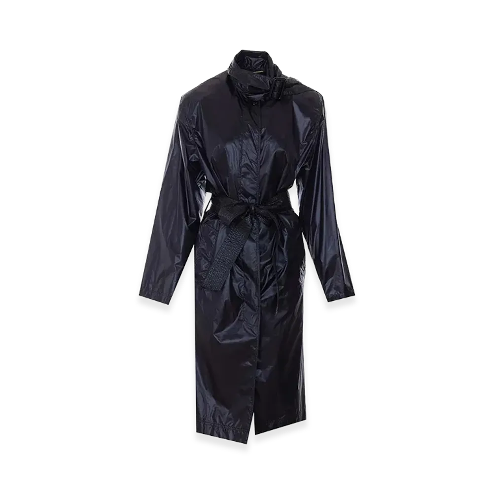 Saint Laurent Women's Lavalliere Trench "Black"