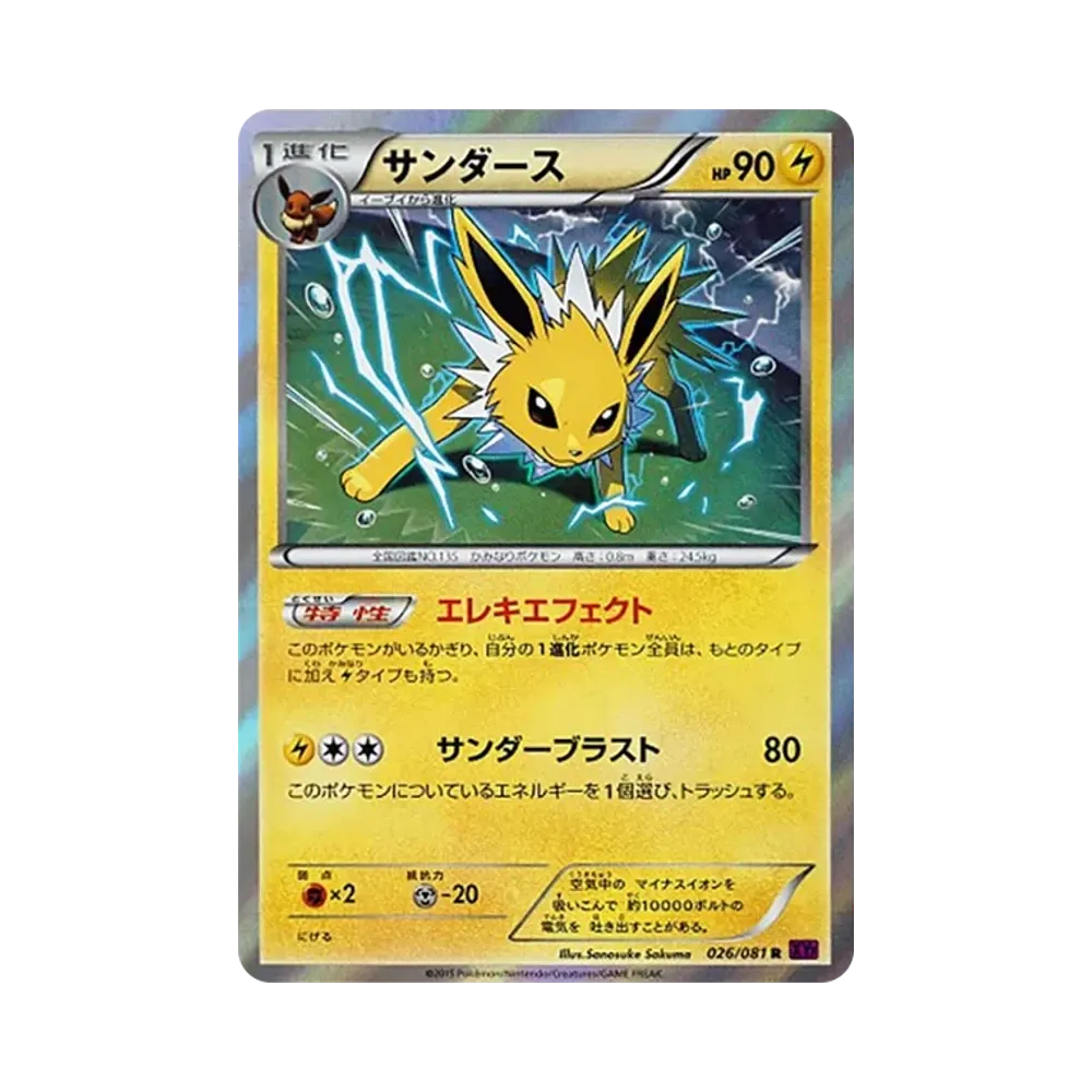 サンダース R [XY7 026/081](拡張パック「バンデットリング」)