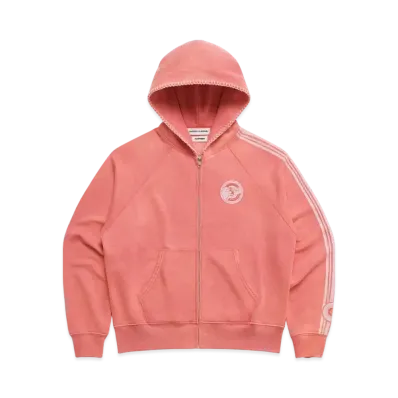 HYSTERIC GLAMOUR x madhappy Lightweight Fleece Zip Up "Rouge"