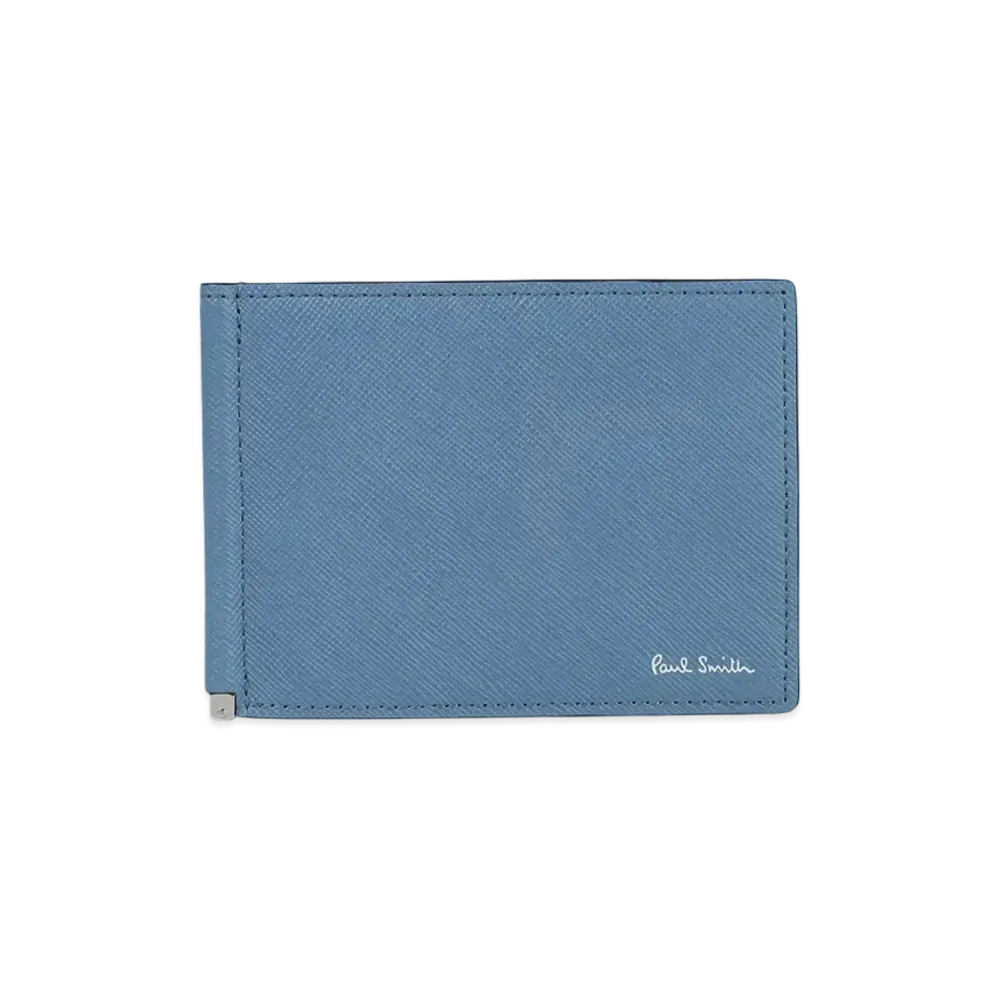 Paul Smith Bright Stripe Puller Money Clip "LightBlue"