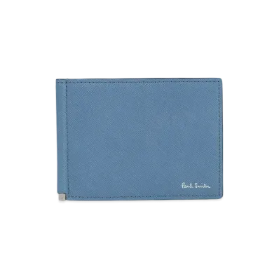 Paul Smith Bright Stripe Puller Money Clip "LightBlue"