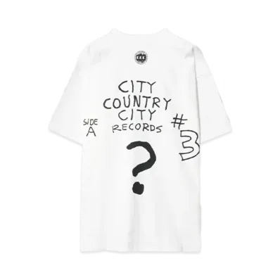 CITY COUNTRY CITY COTTON S/S T-SHIRT WHAT HAPPEND "WHITE"