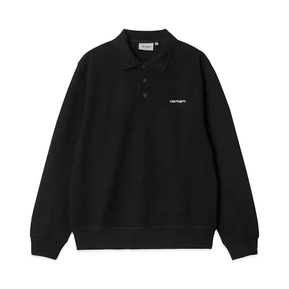 Carhartt WIP L/S Vance Rugby Shirt "Black/White"