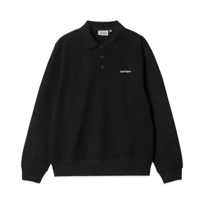 Carhartt WIP L/S Vance Rugby Shirt "Black/White"
