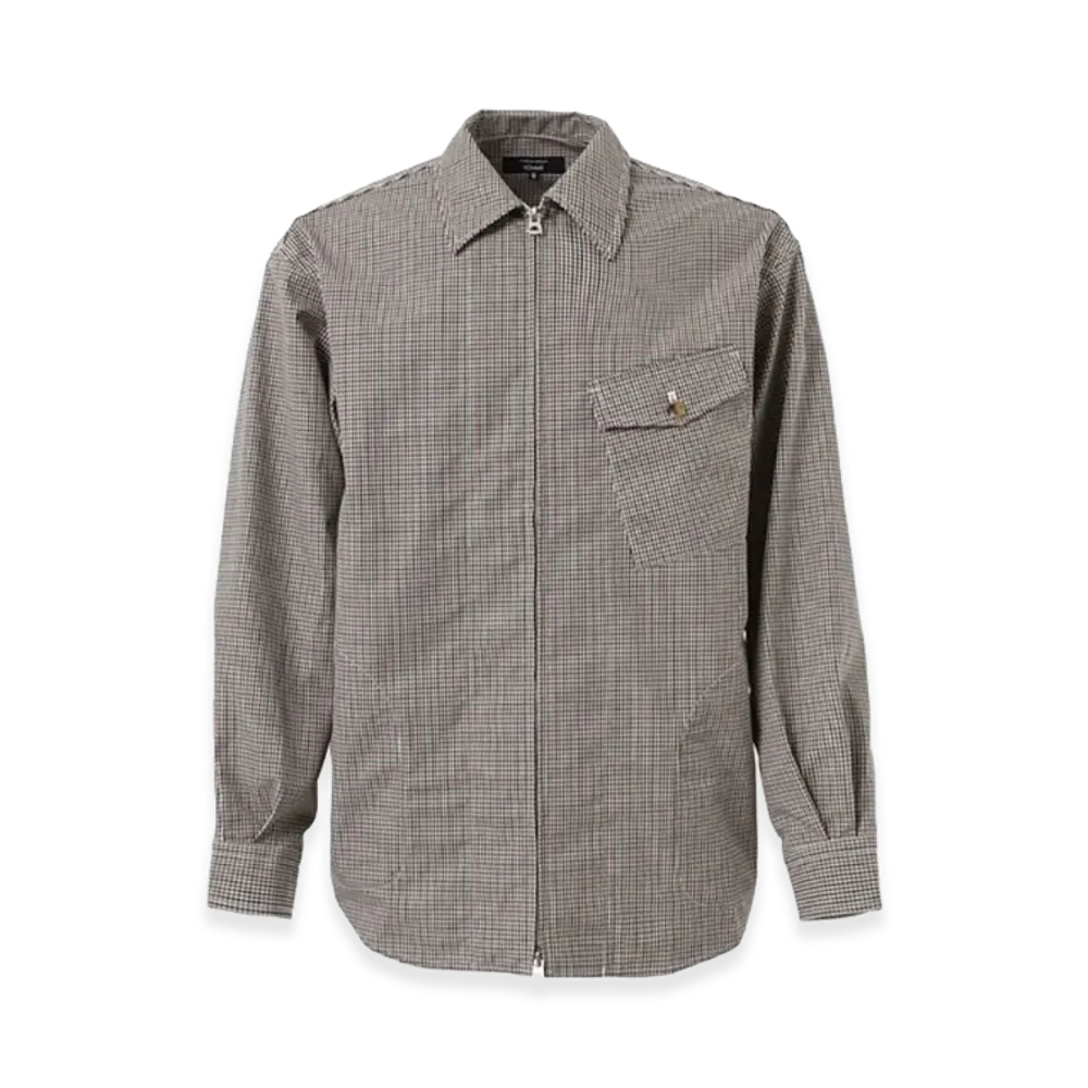 COMME des GARCONS HOMME Three-Layered Cotton Shirts "Check"