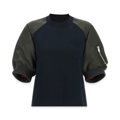 sacai Women's T-Shirt "Navy"