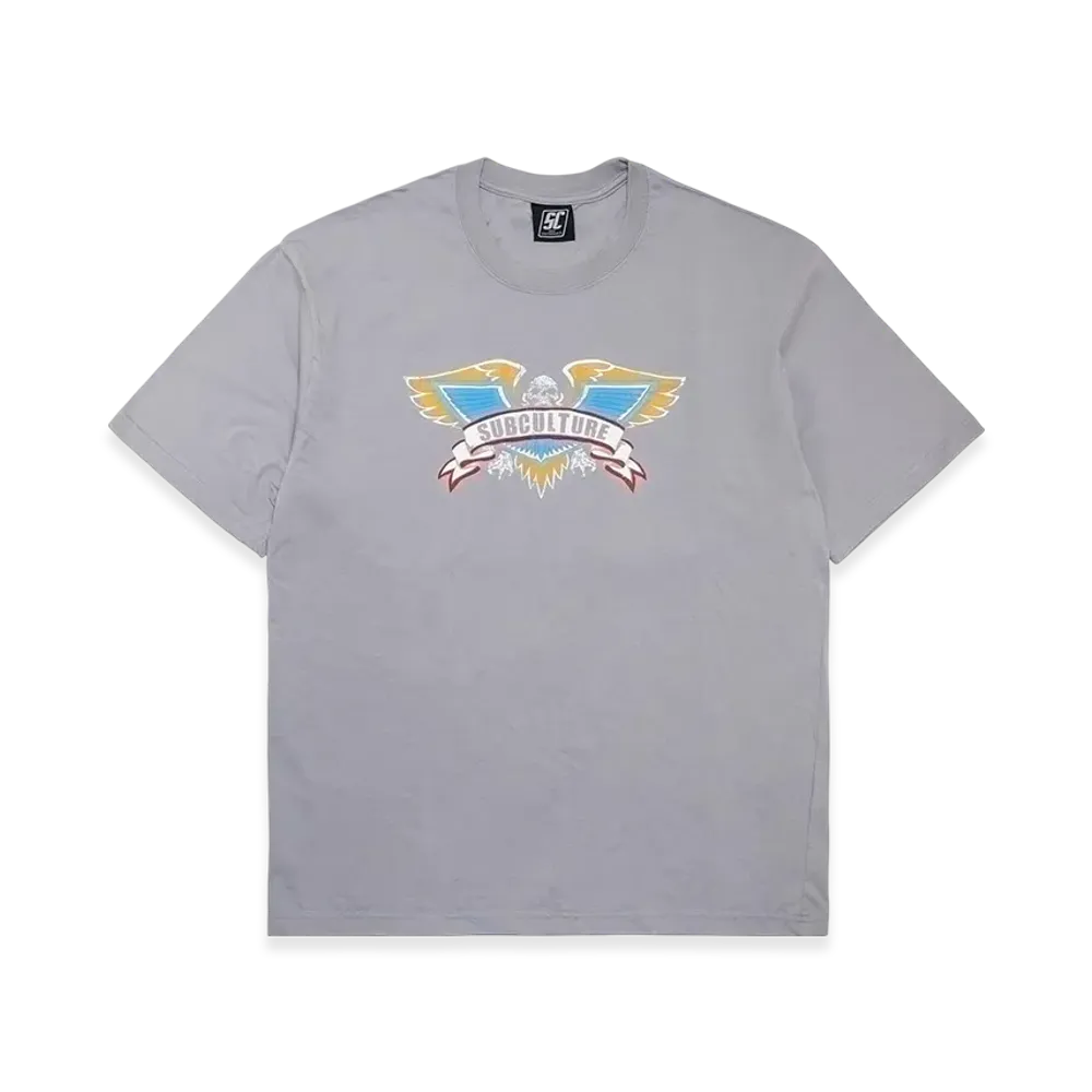 SubCulture Skull Wings T-Shirt "Gray"