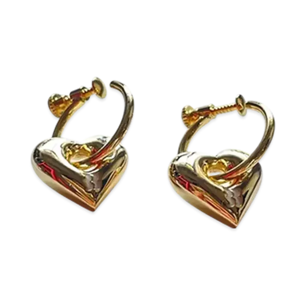 BASICKS BB Logo Earrings "Gold"