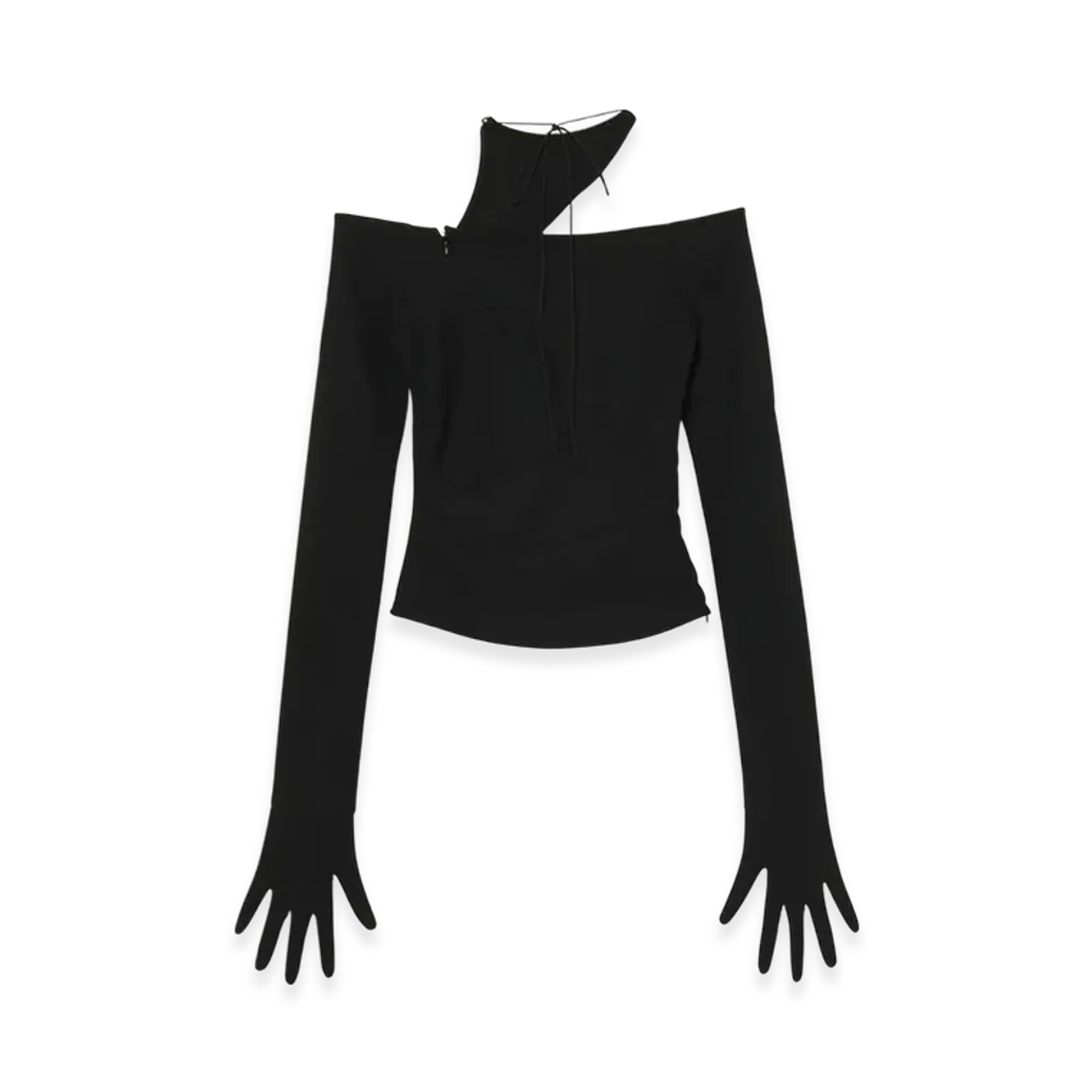 THEREDTHREAD G Tech Fastener Tops "Black"