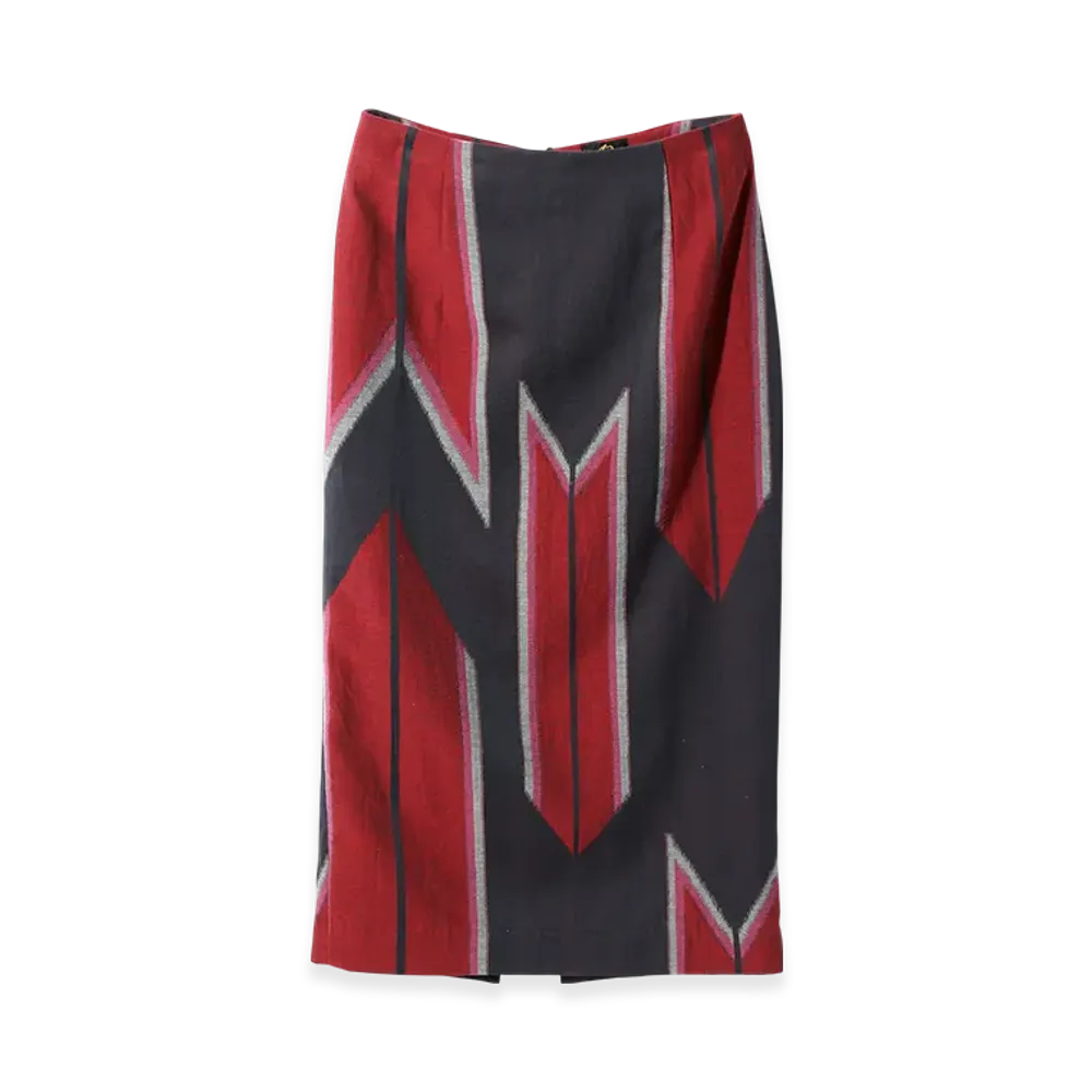NEEDLES Pencil Skirt "RedArrow"