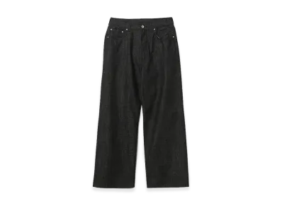 BEAMS FUTURE ARCHIVE Slab Regular Denim Pants "Black"