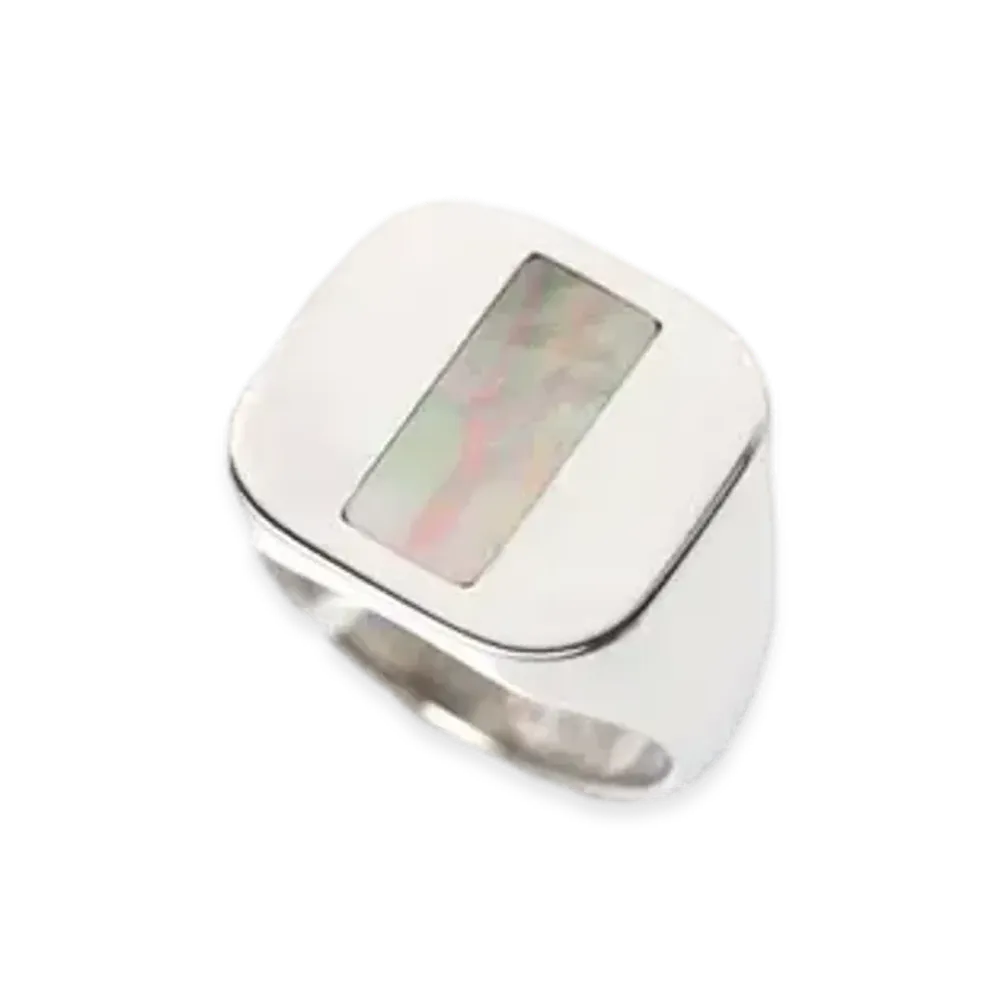 Maison Margiela Silver Chevalier Ring "Silver"