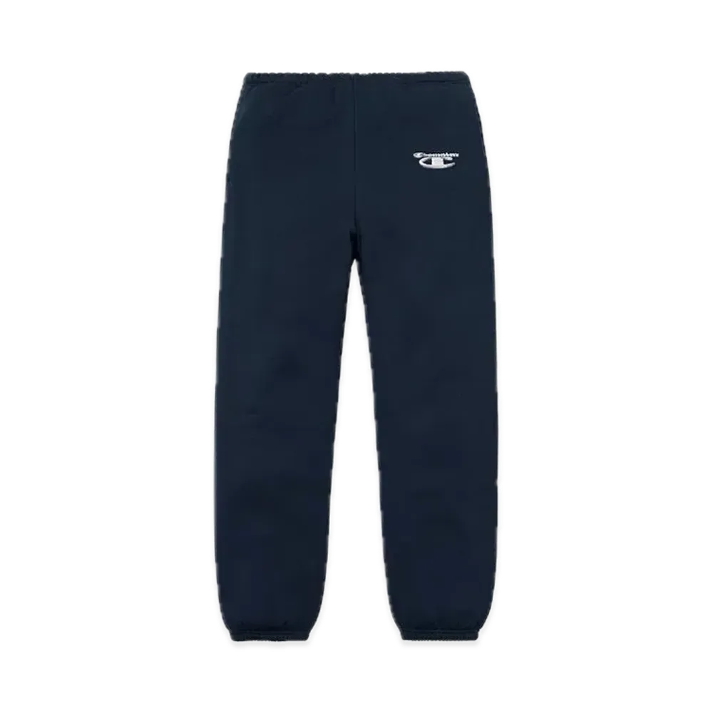 Supreme x Champion 3D Metallic Sweatpant "Navy"