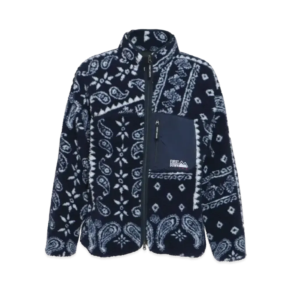 FIRST DOWN TUMBLING BOA BLOUSON "Bandana"