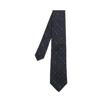 Paul Smith Rabbit / Dot Tie "Navy"