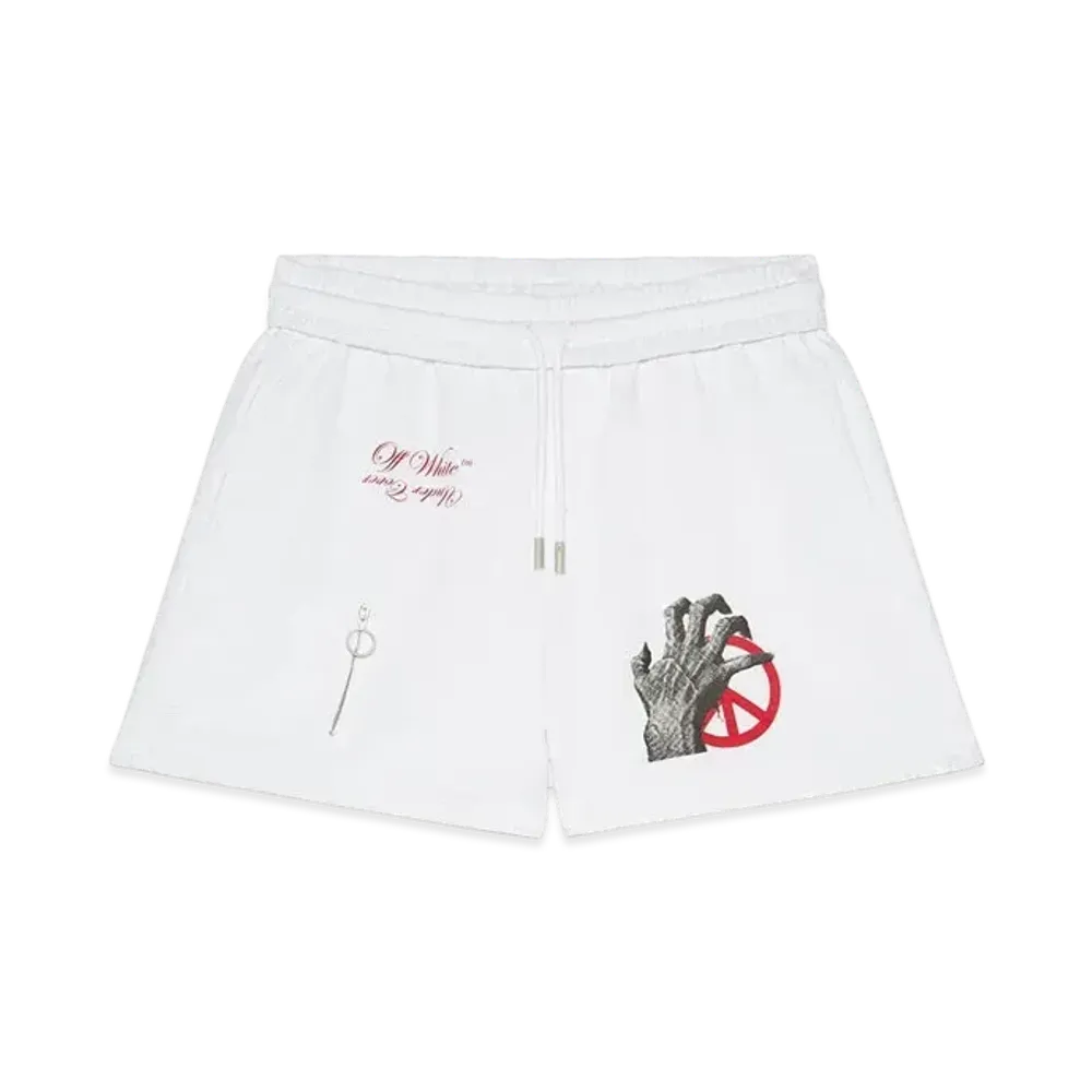 UNDERCOVER x OFF-WHITE Mesh Pocket Shorts "White"