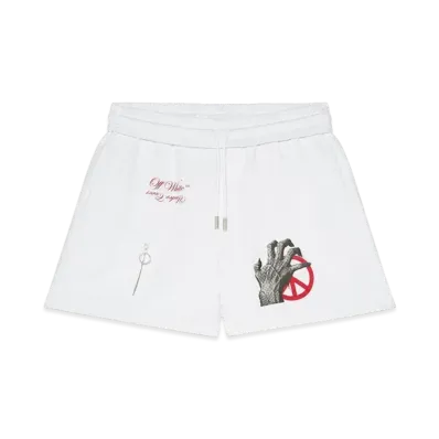UNDERCOVER x OFF-WHITE Mesh Pocket Shorts "White"