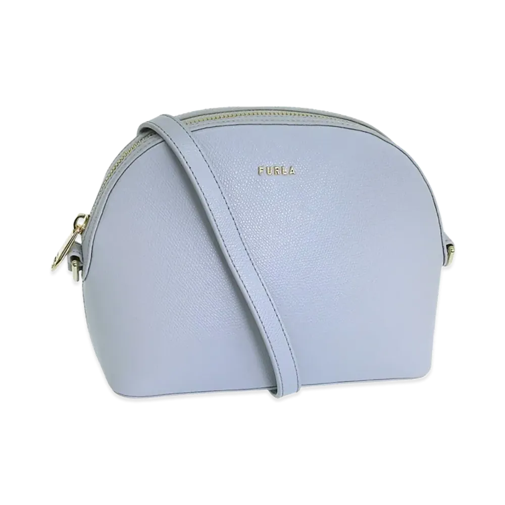 FURLA Classic Xl Crossbody Pouch Vitello Ares "Blue"