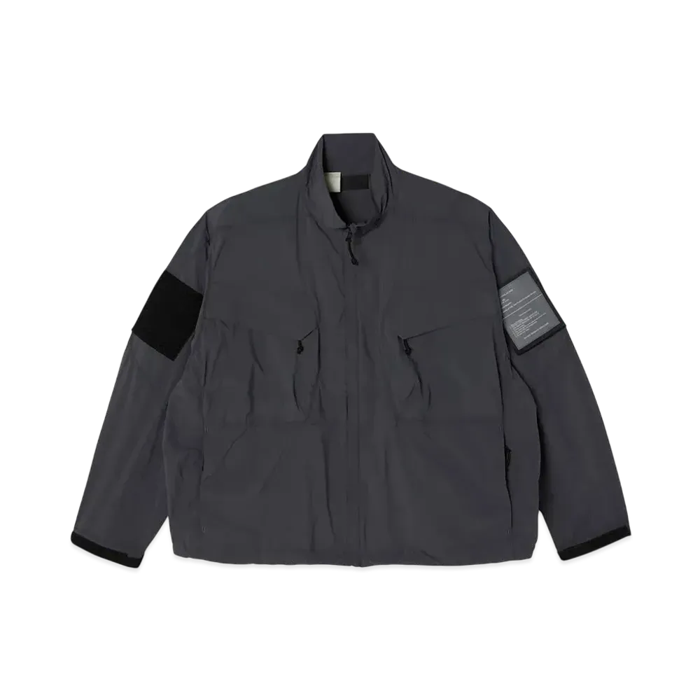 N.HOOLYWOOD Stand Collar Blouson "Charcoal"