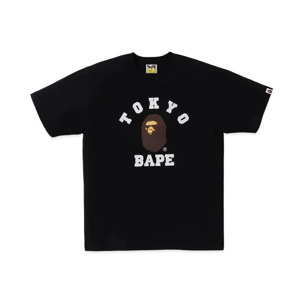 A BATHING APE City Tee Tokyo College "Black"