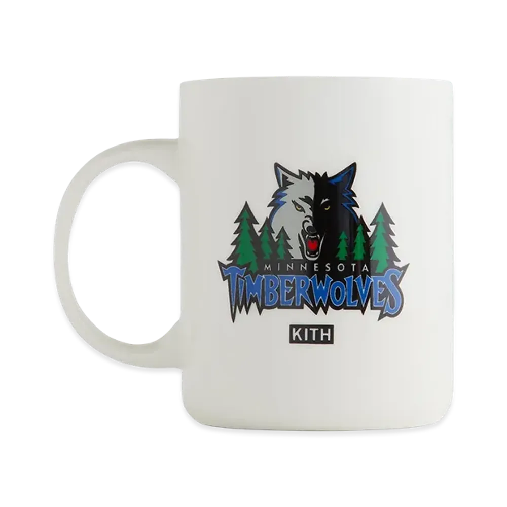 Kith x NBA All-Star Minnesota Timberwolves Mug "White"