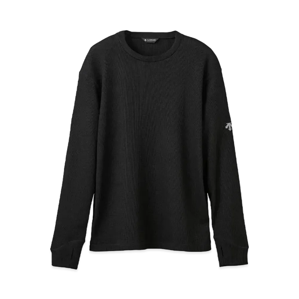 DESCENTE ALLTERRAIN 81 Waffle Wool L/S Shirt "Black"