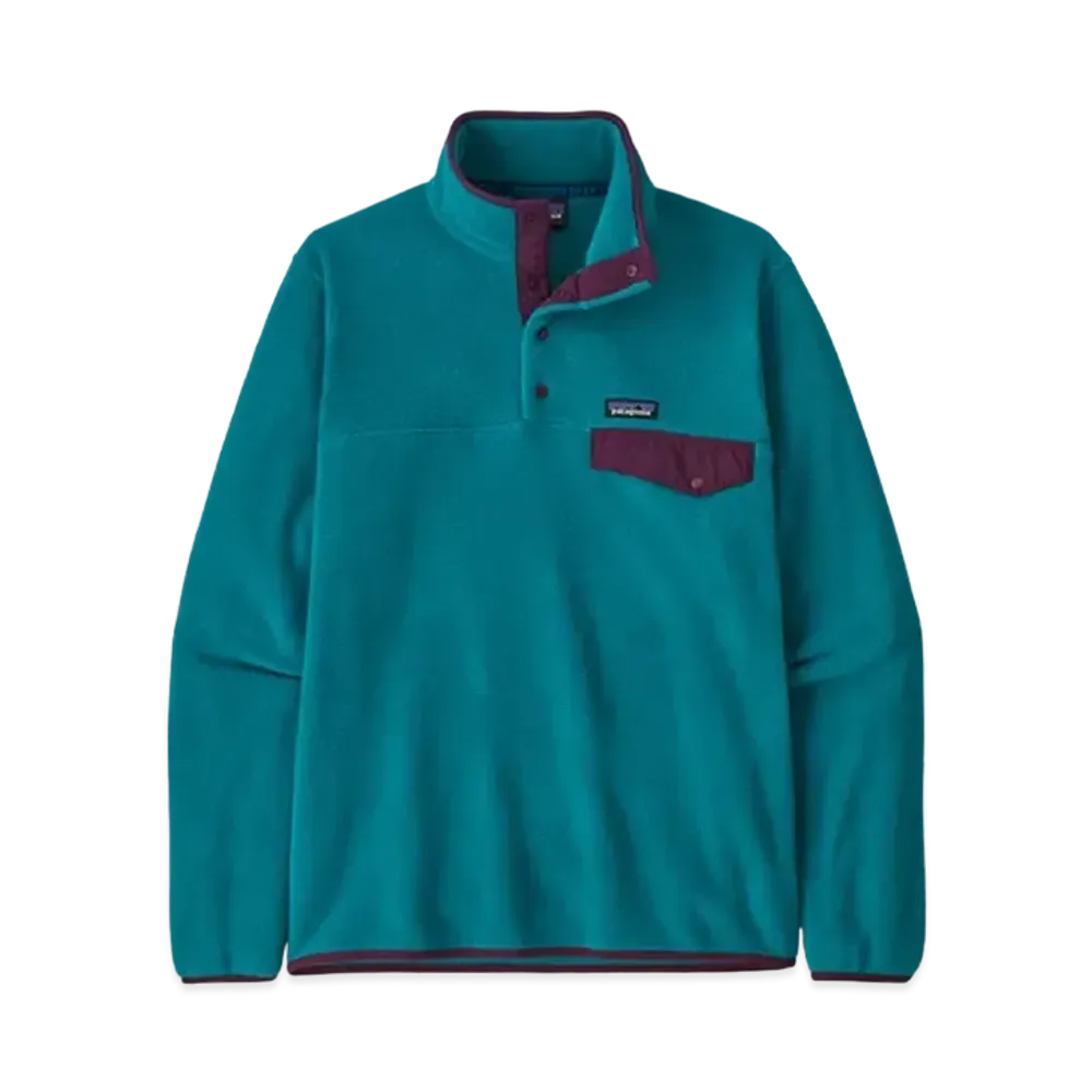 patagonia Men's Lightweight Scintilla Snap T-Pullover "Belay Blue"
