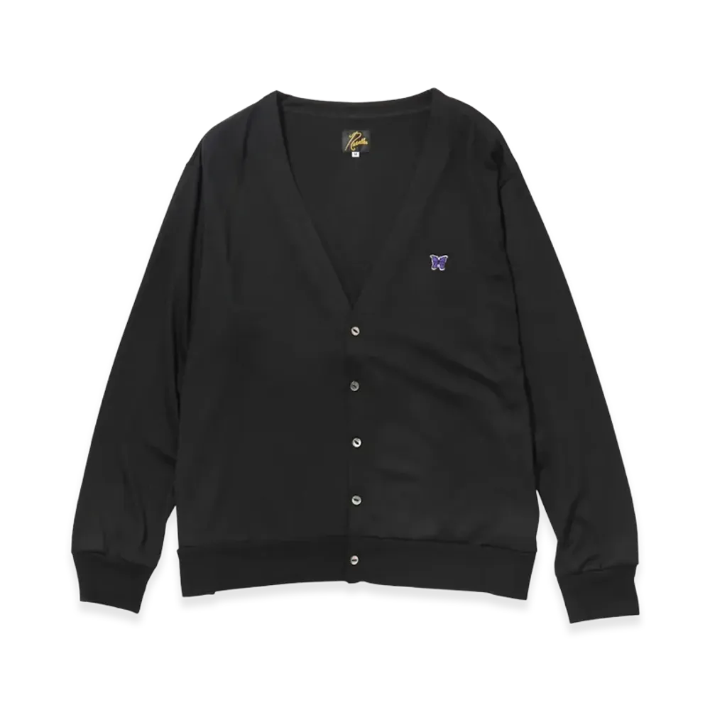 NEEDLES V-Neck Wool Cardigan "Black"
