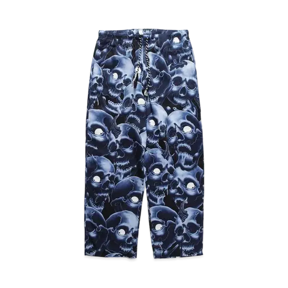WACKO MARIA 56 TATTOO STUDIO / EASY PANTS "Blue"