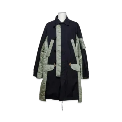sacai Military Coat "Navy/Khaki"