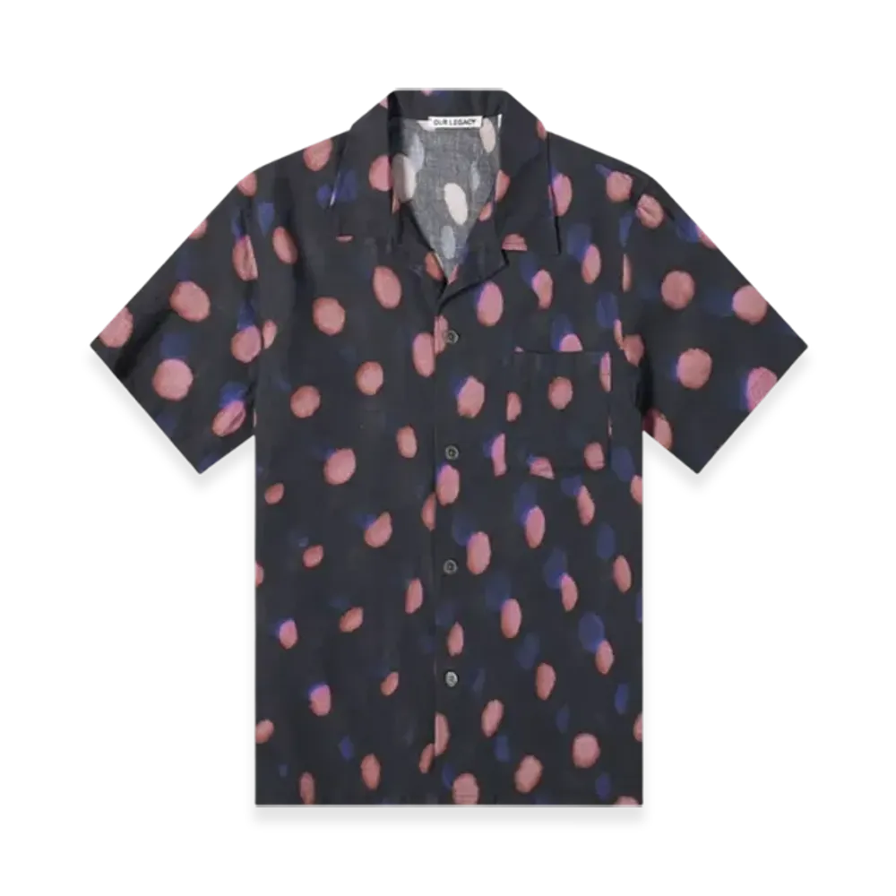 OUR LEGACY Box Shirt Shortsleeve "Strobe Print"