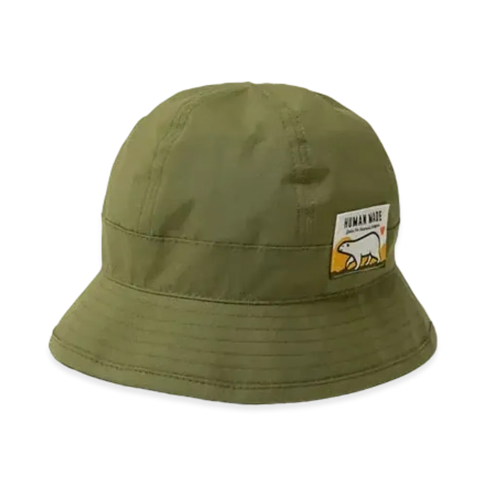 HUMAN MADE ROUND BUCKET HAT "Olive"