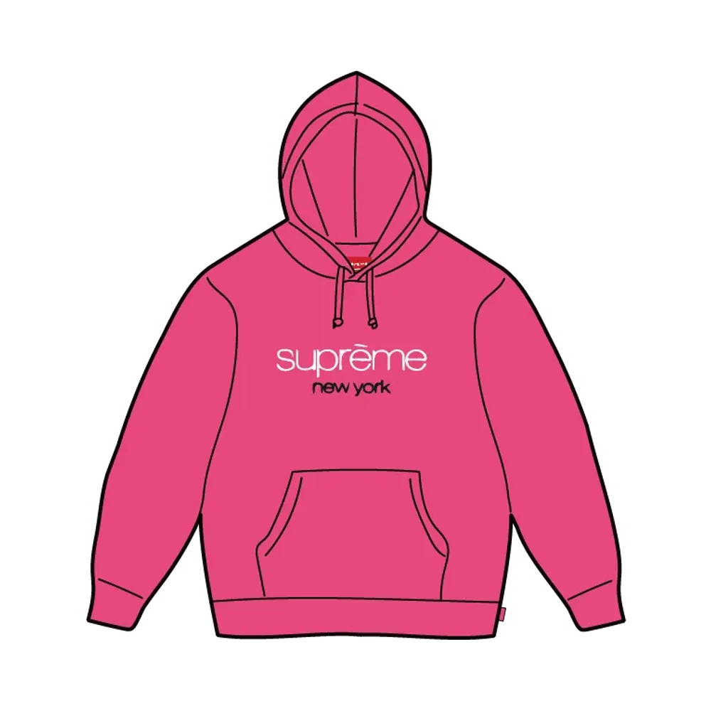 Supreme Classic Logo Hooded Sweatshirt 