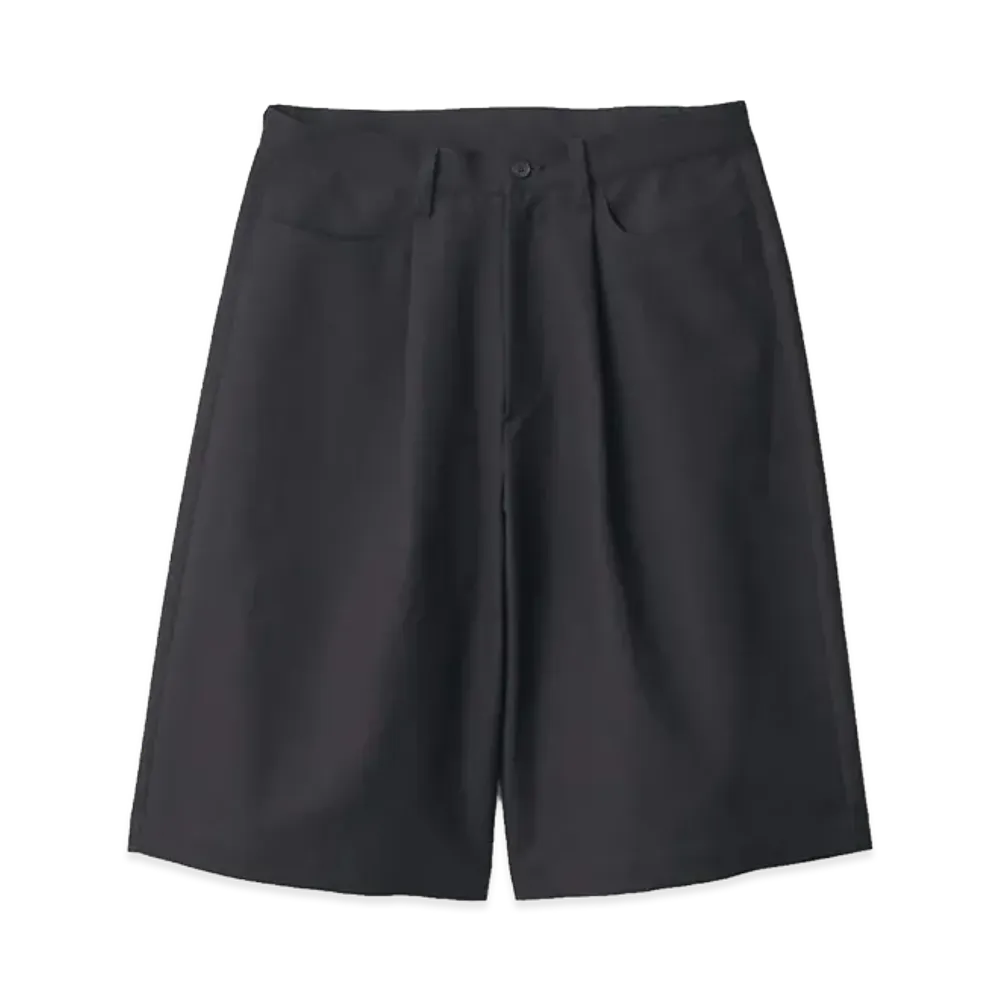 ssstein Double Weave Cotton Shorts "Black"