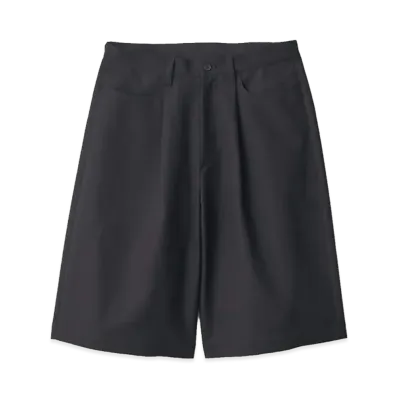 ssstein Double Weave Cotton Shorts "Black"