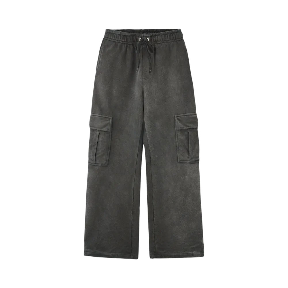 X-Girl Loose Fit Sweat Cargo Pants "Black"