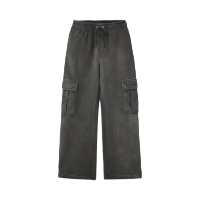 X-Girl Loose Fit Sweat Cargo Pants "Black"