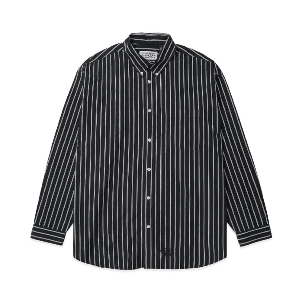 Supreme x MM6 Maison Margiela Stripe Shirt "Black"