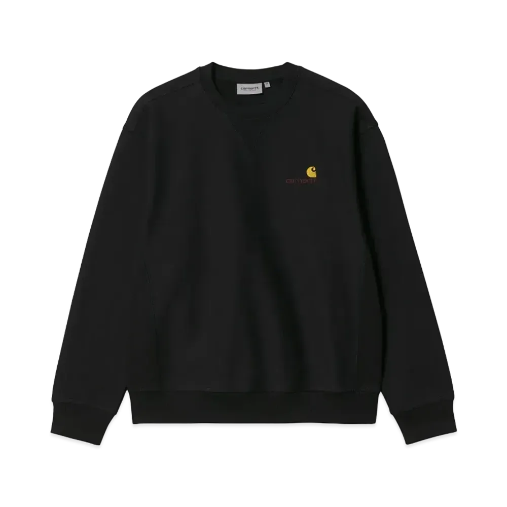 Carhartt American Script Sweatshirt "Black"