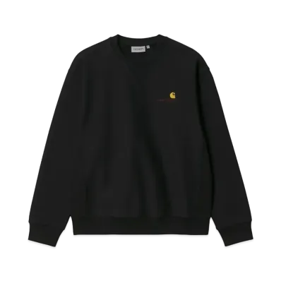 Carhartt American Script Sweatshirt "Black"