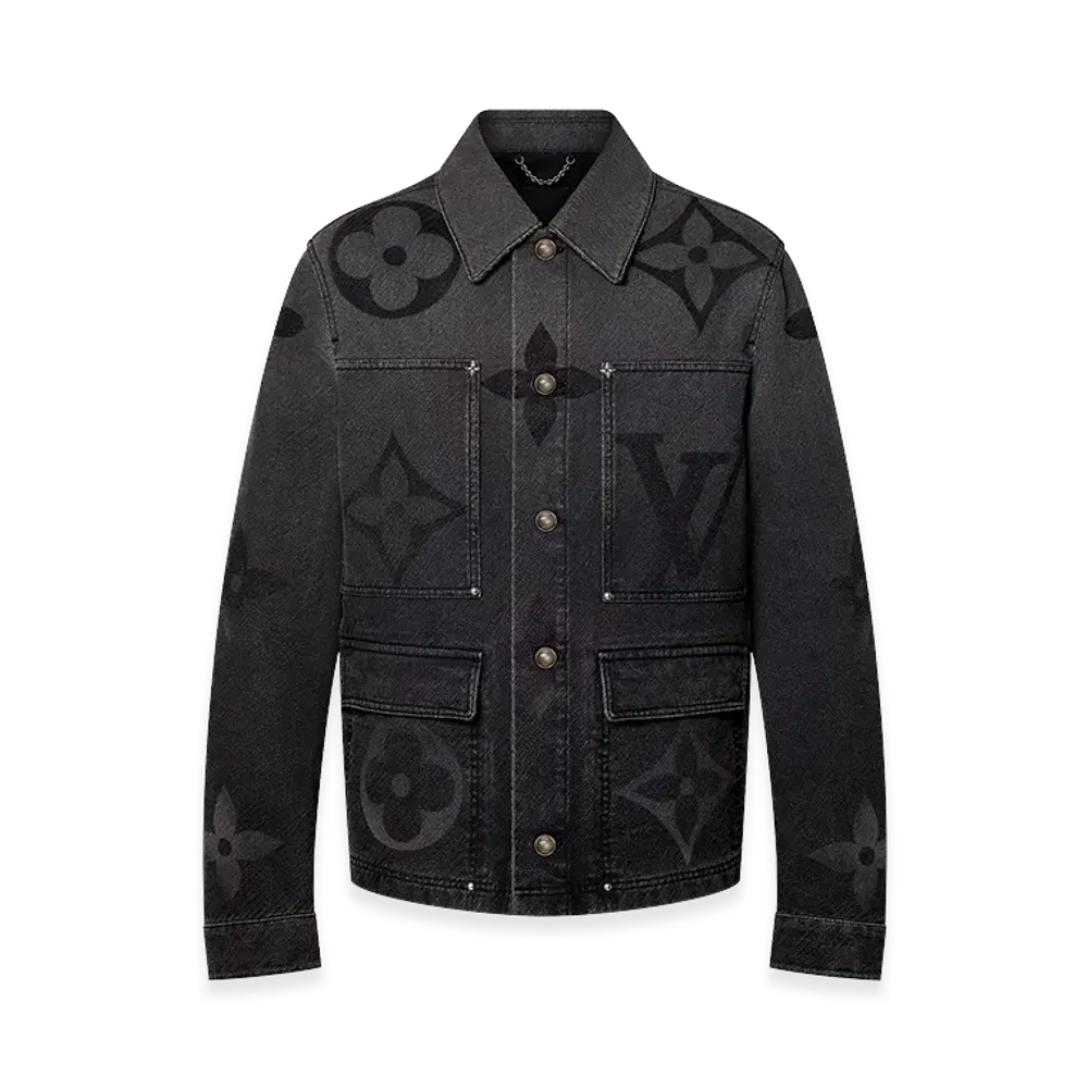 Louis Vuitton Monogram Denim Blouson "Black"