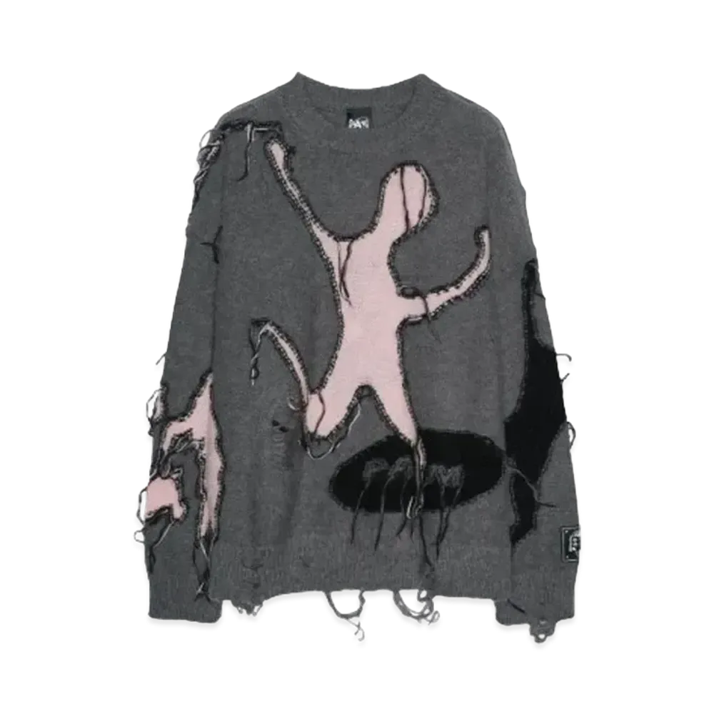 P.A.M. FREEDOM DISTRESSED KNIT "GRAYZ"
