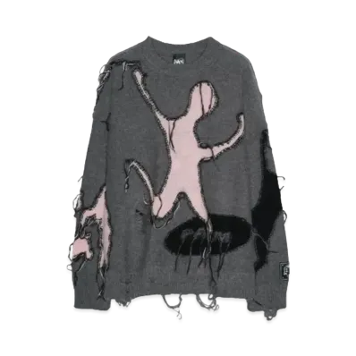 P.A.M. FREEDOM DISTRESSED KNIT "GRAYZ"