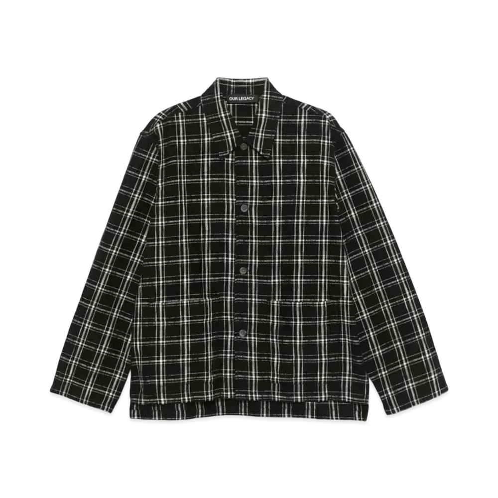 OUR LEGACY Haven Jacket "Black/White" M4242HB