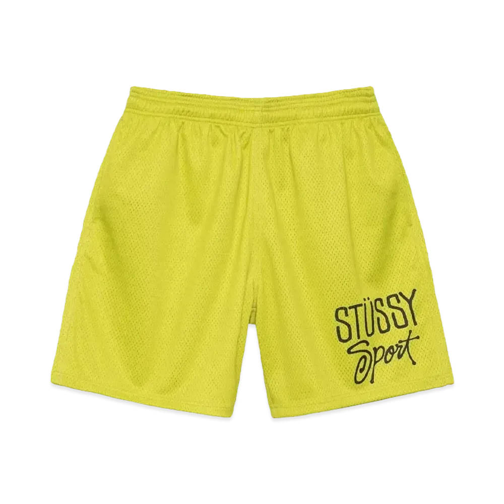 Stussy Mesh Short Sport "Lime"