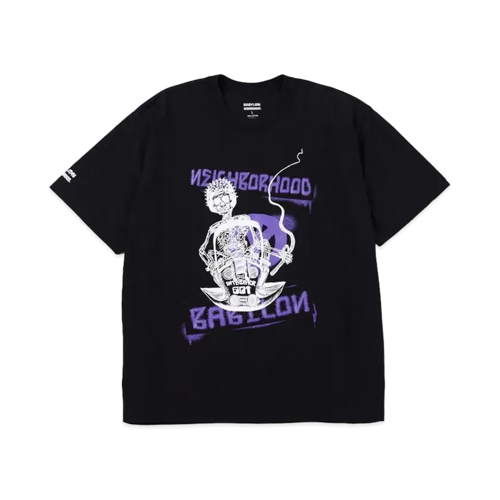 NEIGHBORHOOD x BABYLON . Tee SS-2 "Black"