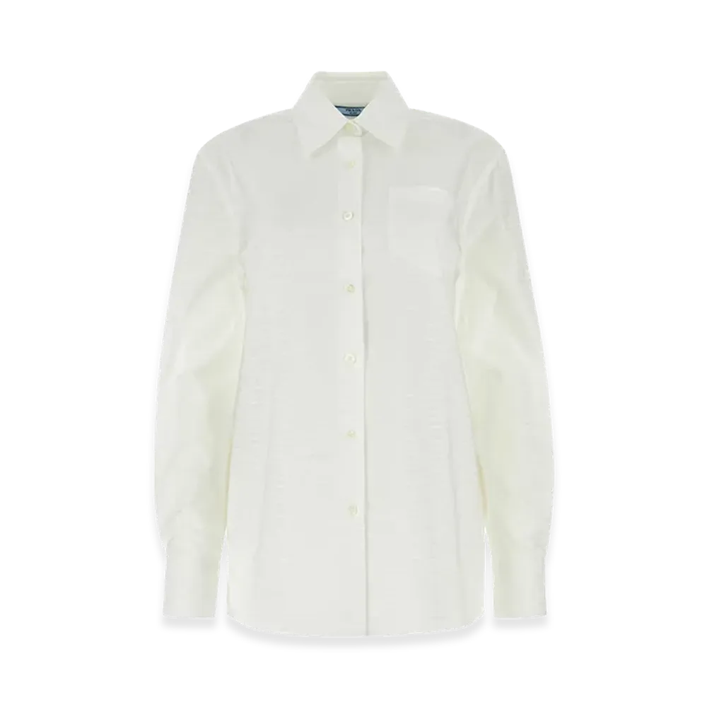 PRADA Women's Cotton Shirt "White"