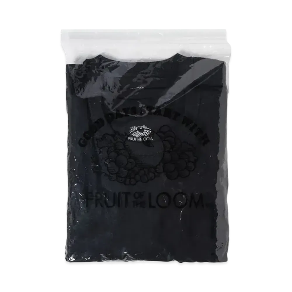 FRUIT OF THE LOOM x UNUSED No.20 "BLACKxBLACK"