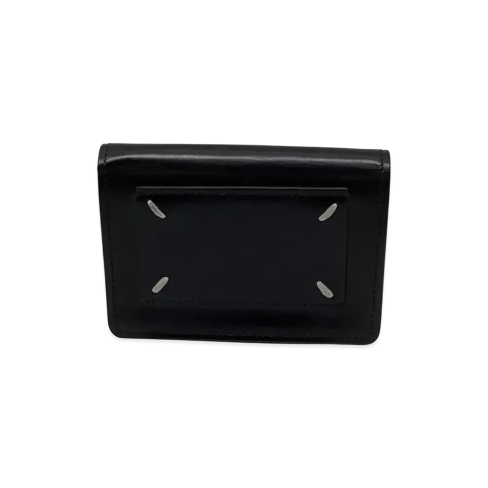 Maison Margiela Leather Compact Pouch Card Case "Black"