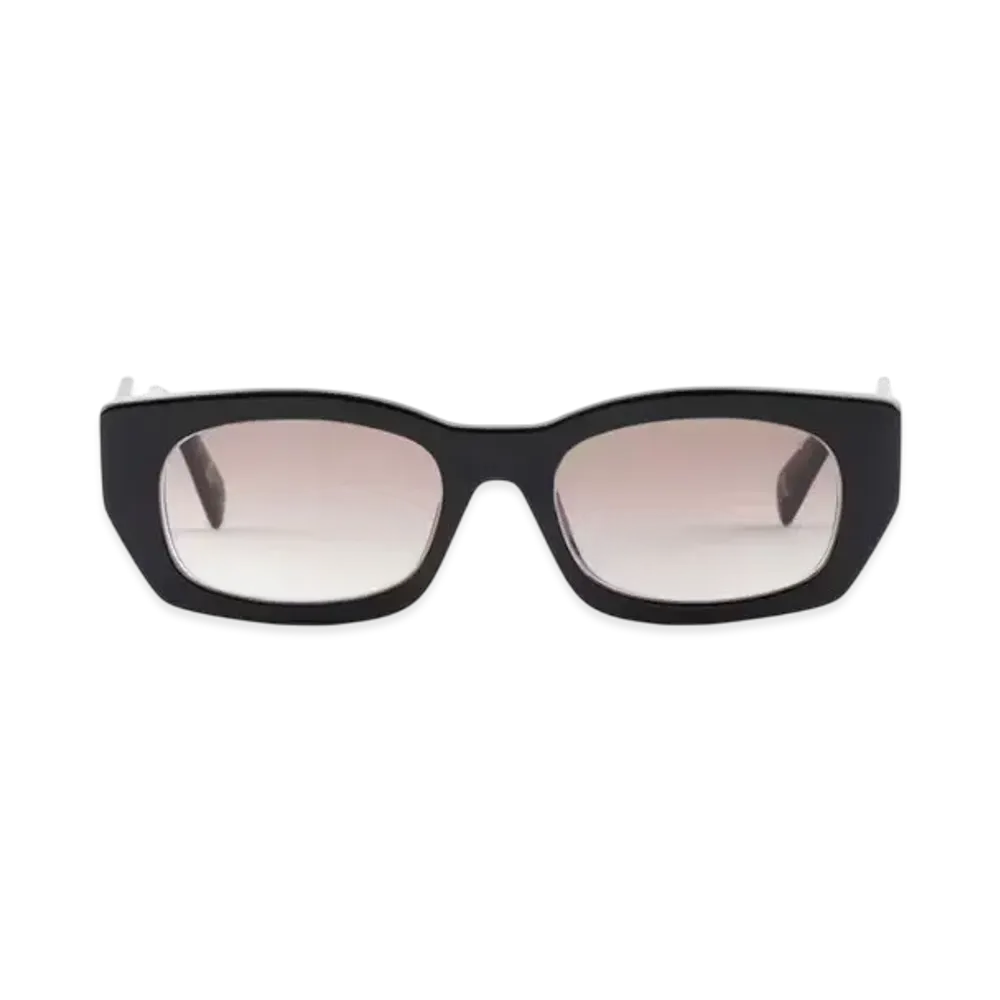 PRADA Sunglasses with The Prada Logo Gradient Lenses "Dark Gray"